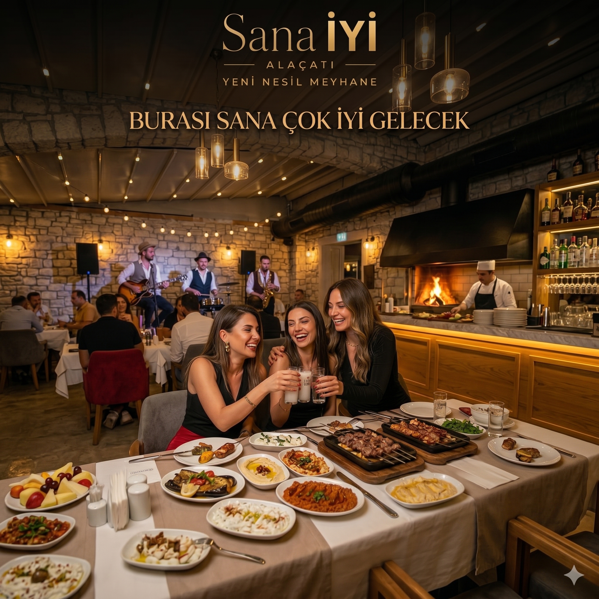 Sana İYİ Meyhane atmosferi